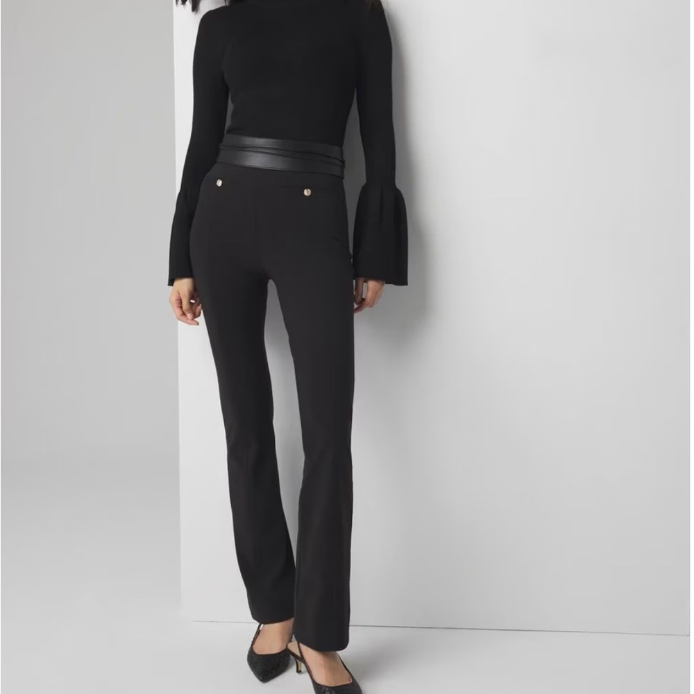 White House Black Market Black Pants NWT